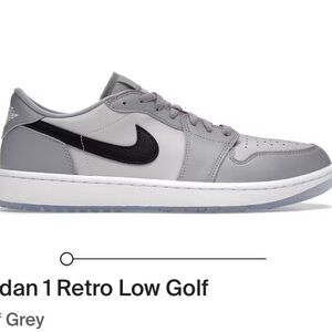 Jordan golf Shoes - Gray and White